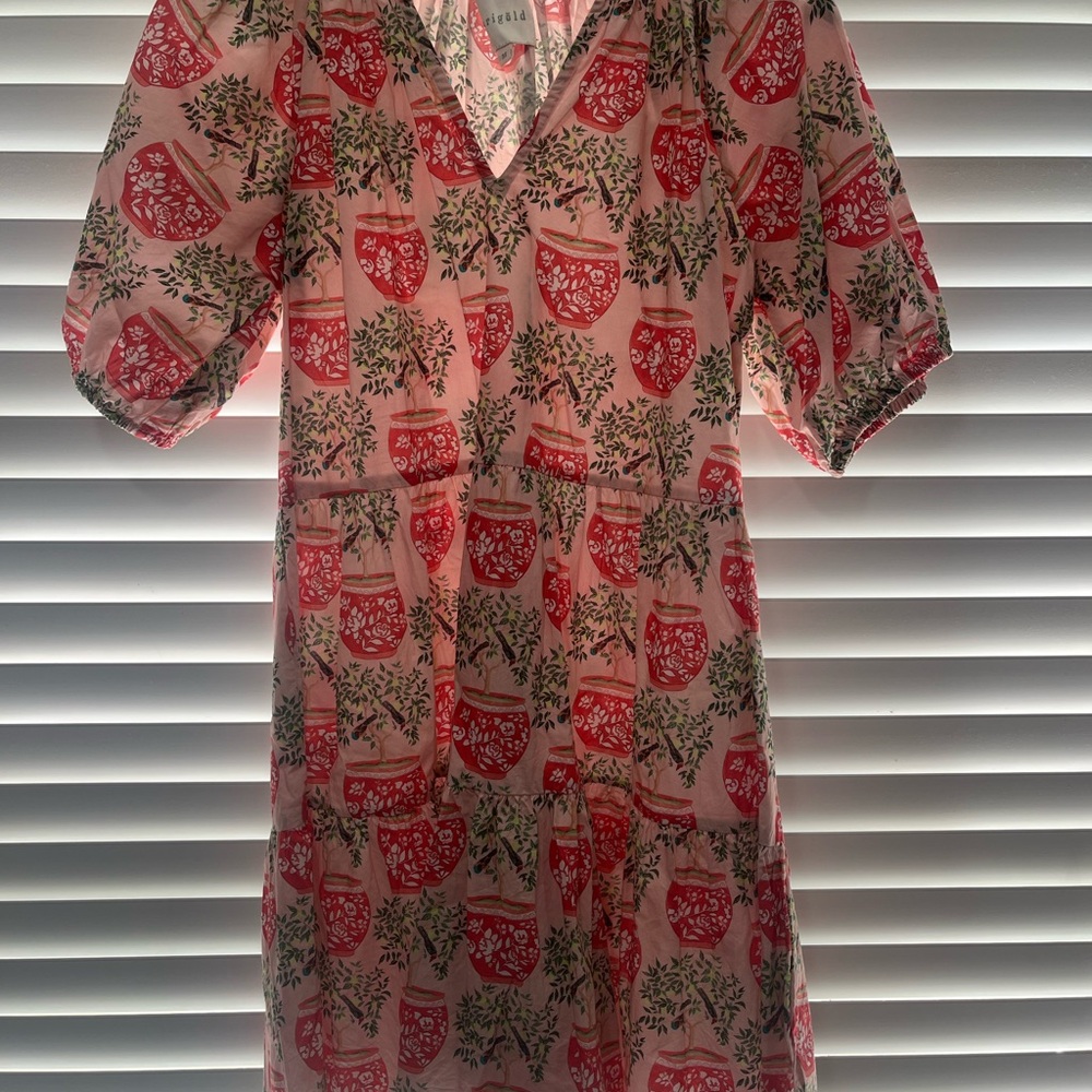 MARIGŌLD Gemma-Chateau Rose Dress Size Medium - Picture 2 of 2